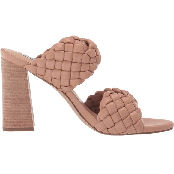 STEVE MADDEN Twisted Braided Heel Sandals - Picture 2 of 10